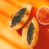 Papaya fruit adult paint by numbers