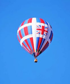 Colorful Air Balloon Paint by numbers
