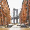 New York Brooklyn bridge park adult paint by numbers