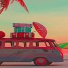 Volkswagen Vintage Model adult paint by numbers