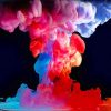 Colorful Smoke Abstract paint by number
