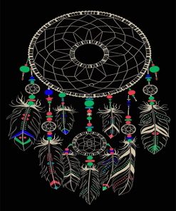 Dream-catcher paint by number