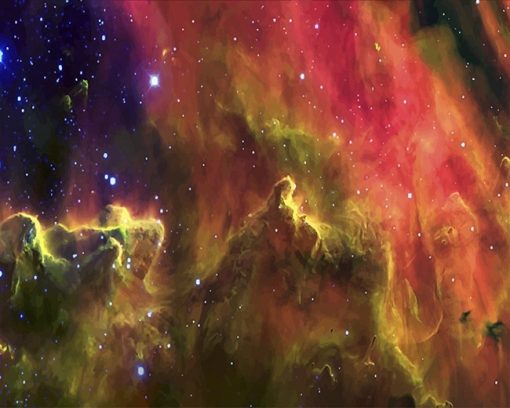 Hubble Space Nebula paint by number