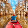 Red Boat Traveling paint by number