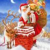 Santa Christmas paint by number