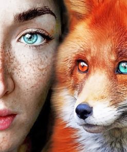 Fox Woman Paint By Numbers