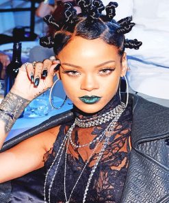 Rihanna Hairstyle adult paint by numbers