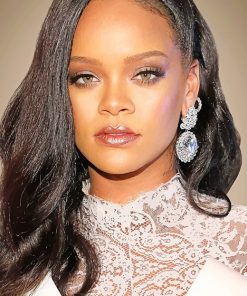 Beautiful Singer Rihanna adult paint by numbers