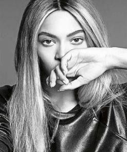 Black And White Byoncé Paint By Numbers
