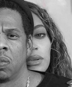 Byoncé And Jay Z Paint by Numbers