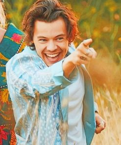 Happy Harry Styles Paint By Numbers
