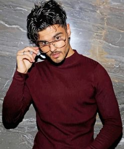 Abraham Mateo Glasses adult paint by numbers