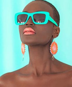 African Fashion paint by numbers