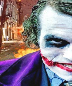 Angry Joker paint by number