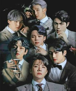 Bangtan Boys BTS paint by number