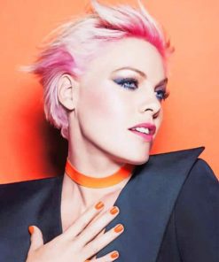 Beautiful Pink adult paint by numbers
