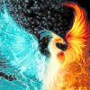Fire And Water Phoenix adult paint by numbers