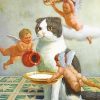 King Meow adult paint by numbers