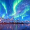 Land Of Northern Light paint by number