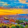 Piazzale Michelangelo Florence paint by numbers