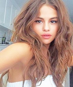 Pretty selena gomez paint by numbers