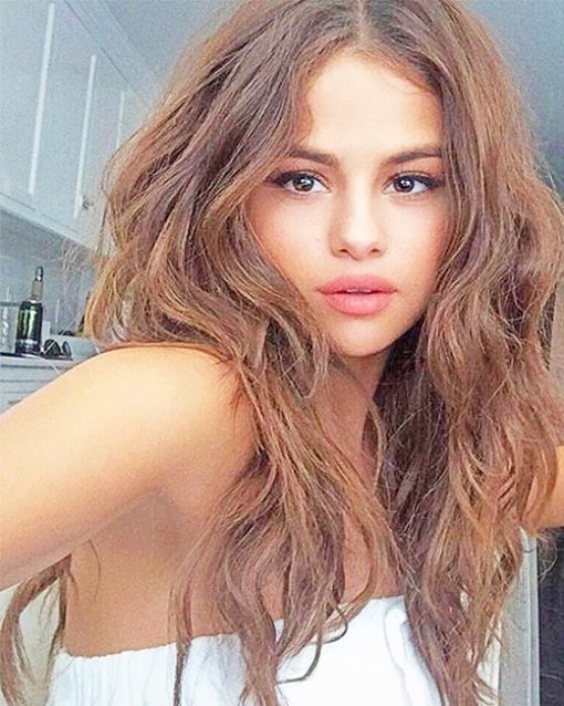 Pretty selena gomez paint by numbers