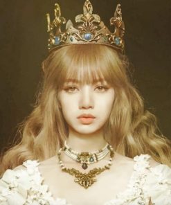 Princess Lisa BlackPink paint By numbers