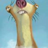 Sid ice age adult paint by numbers