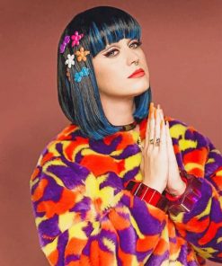 Stylish Katy Perry adult paint by numbers