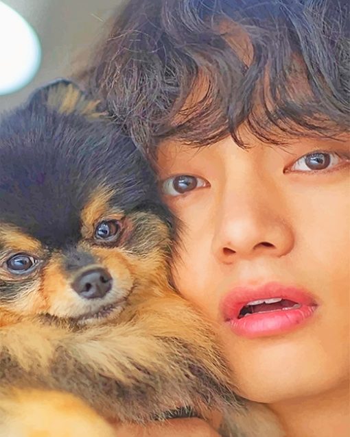 Tae and Yeontan adult paint by numbers