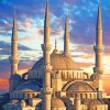 The Blue Mosque Turkey Istanbul paint By Numbers