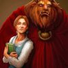 The Beauty And The Beast Animation paint by number