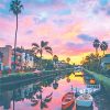 Venice canals walkaway Los Angeles California adult paint by numbers