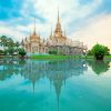 Wat Non Kum Temple Thailand paint by number