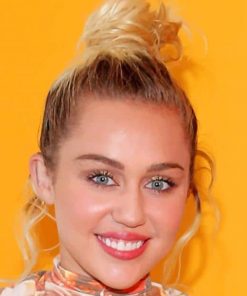 Beautiful Miley Cyrus paint by numbers