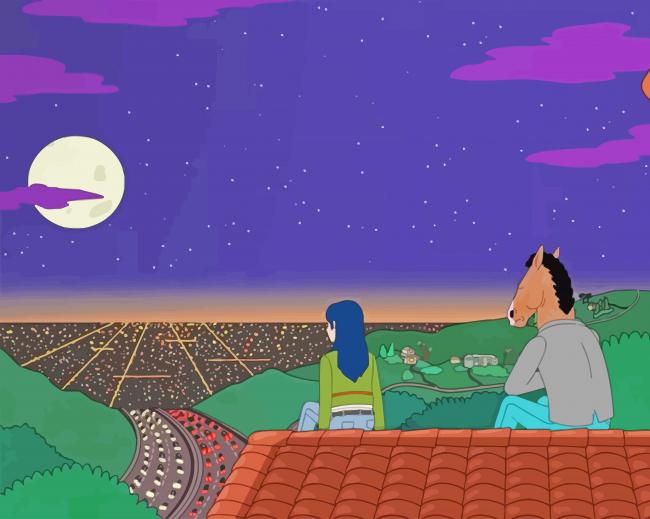 Bojack And Diane paint by number