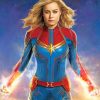 captain marvel woman adult paint by numbers