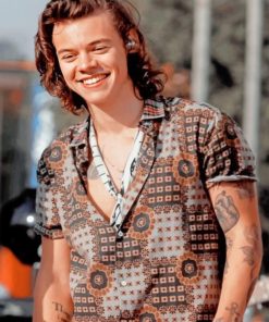 Cute Harold Smiling paint By Numbers
