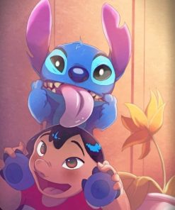 Cute Lilo Crazy Stitch Paint By Numbers