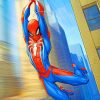 Flying Spider Man Paint By Numbers