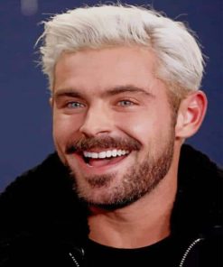 Gorgeous Man Zac Efron paint by numbers