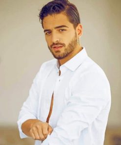 Handsome Colombian Singer Maluma Paint By Numbers