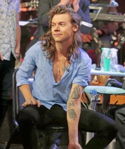 Harold With Long Hair Paint by numbers