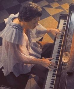 Harry Styles Playing Piano Paint By Numbers