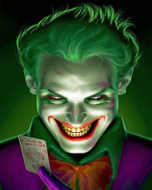 Joker Smiley Face Paint By Numbers
