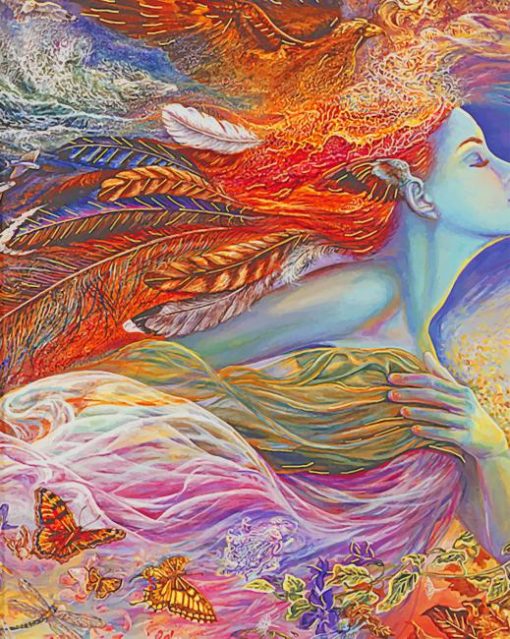 Josephine Wall Spirit Of Flight paint by numbers