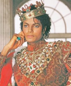 king Michael Jackson adult paint by numbers