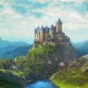 Castel In Forest paint by numbers