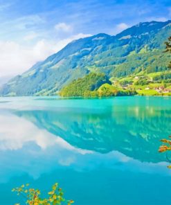 Lake Landscape - Nature Paint By Number