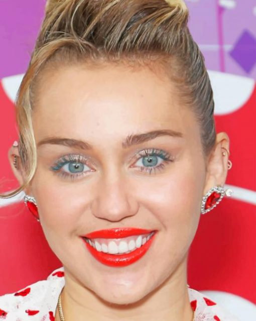 Miley Cyrus The Famous Singer paint by numbers